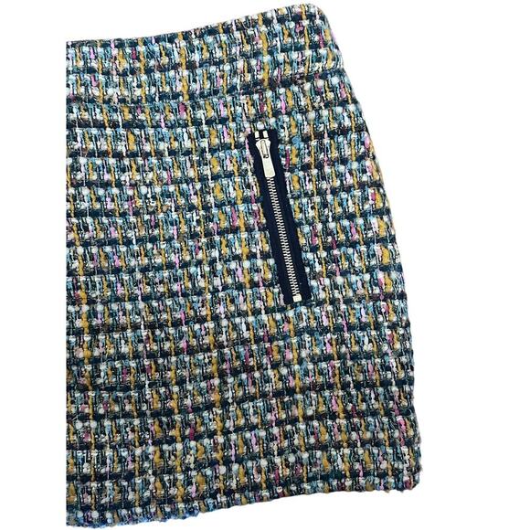 J. crew Dolce Tweed wool / mohair blend skirt, sz 2 - Picture 6 of 6